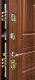 Входная металлическая Дверь Сударь МД-25 Орех бренди в Лобне
