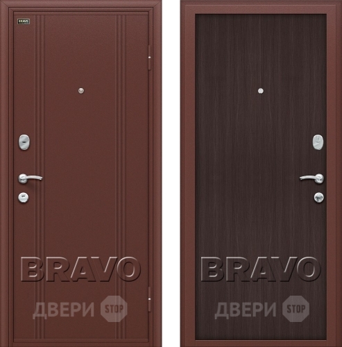 Входная металлическая Дверь Bravo Оптим Door Out 201 Венге в Лобне