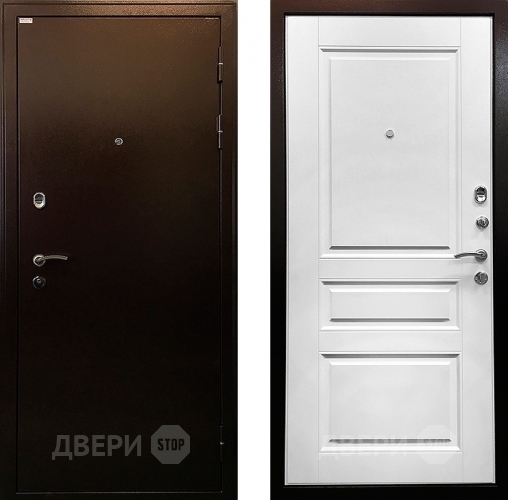 Входная металлическая Дверь Ратибор Статус 3К Белый Ясень в Лобне
