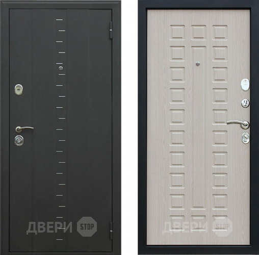 Входная металлическая Дверь Йошкар Агата-3 Беленый дуб в Лобне