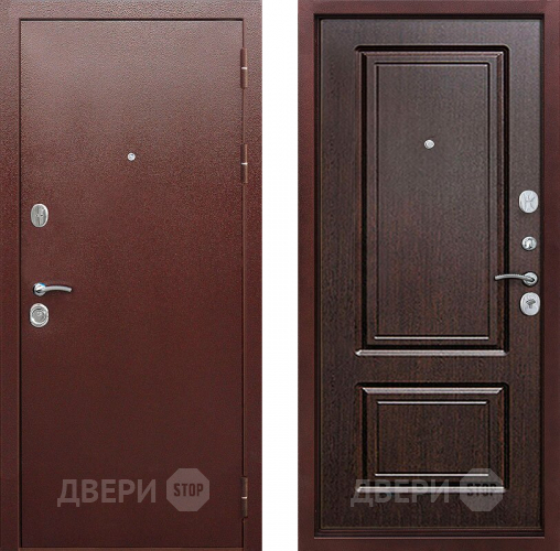 Входная металлическая Дверь Цитадель Толстяк 10см Антик Венге в Лобне