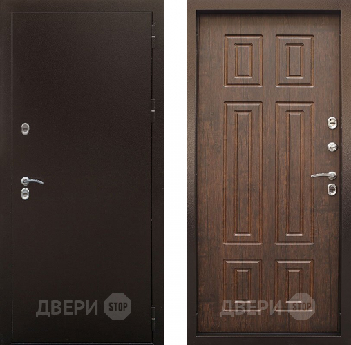 Входная металлическая Дверь Сибирь Термо-Maxi тиковое дерево в Лобне