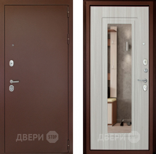 Дверь (Дверной Континент) Гарант - 1 Зеркало Сандал белый в Лобне
