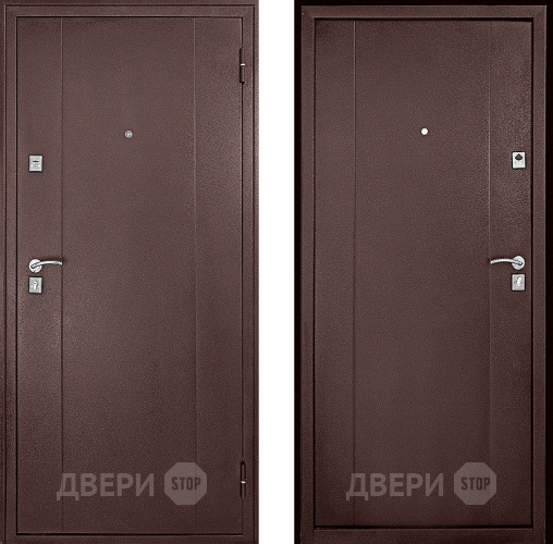 Входная металлическая Дверь (Дверной Континент) Модель 72 Медный антик в Лобне