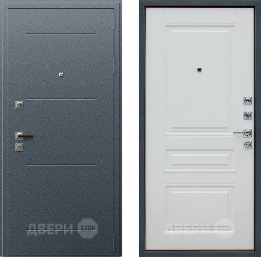 Входная металлическая Дверь Йошкар Техно XN 91 U Белый матовый в Лобне
