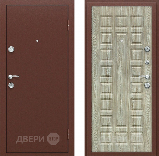Входная металлическая Дверь СТОП ЭКО-2 Ель Карпатская в Лобне