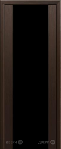 Межкомнатная дверь ProfilDoors 8X венге мелинга (черный триплекс) в Лобне