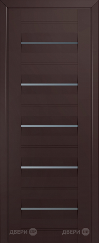Межкомнатная дверь ProfilDoors 48U темно-коричневый (графит) в Лобне