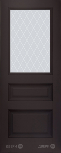 Межкомнатная дверь ProfilDoors 67U темно-коричневый (ромб) в Лобне