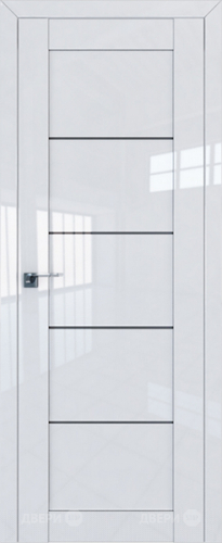 Межкомнатная дверь ProfilDoors 2-11L белый люкс (графит) в Лобне