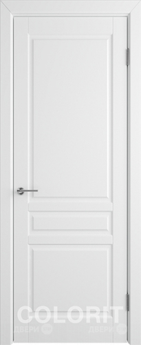 Межкомнатная дверь К2 ПГ белая эмаль в Лобне