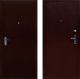 Входная металлическая Дверь ЭКО АМД-1 медный антик  в Лобне