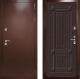 Входная металлическая Дверь (Дверной Континент) Термаль Ультра Венге в Лобне