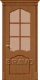 Межкомнатная дверь со стеклом Каролина (Орех) в Лобне
