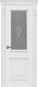 Межкомнатная дверь Диана ПО белая эмаль (мателюкс с фрезеровкой) в Лобне