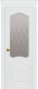 Межкомнатная дверь Танго ПО белая эмаль (мателюкс с фрезеровкой) в Лобне
