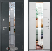 Дверь Лабиринт (LABIRINT) Тундра с терморазрывом и стеклопакетом 860х2050 мм