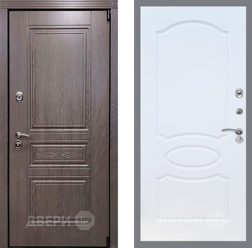 Входная металлическая Дверь Рекс (REX) Пренмиум-S FL-128 Белый ясень в Лобне