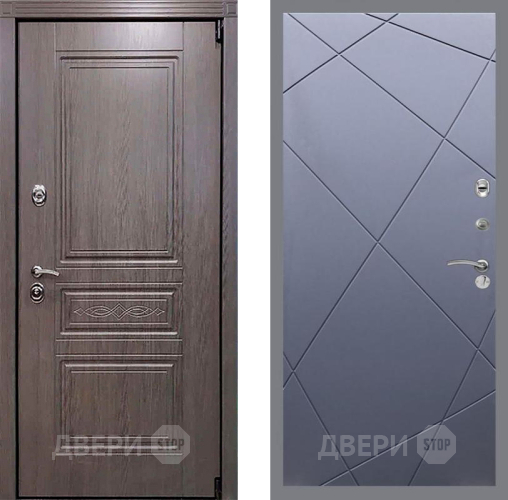 Входная металлическая Дверь Рекс (REX) Пренмиум-S FL-291 Силк титан в Лобне