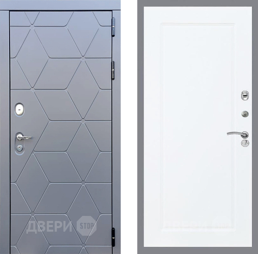Входная металлическая Дверь Стоп КОСМО ФЛ-119 Силк Сноу в Лобне