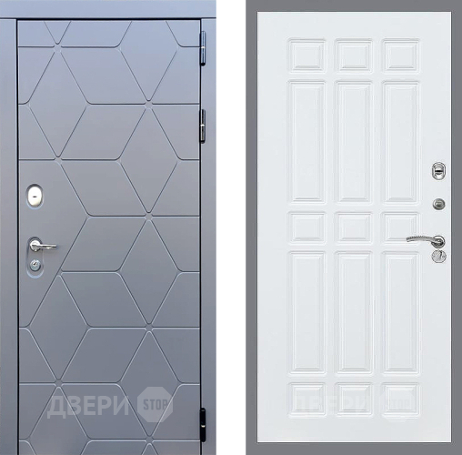 Входная металлическая Дверь Стоп КОСМО ФЛ-33 Силк Сноу в Лобне