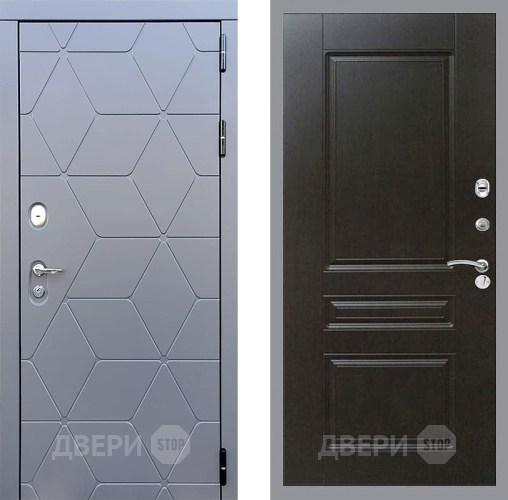 Входная металлическая Дверь Стоп КОСМО ФЛ-243 Венге в Лобне