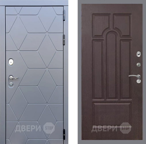 Входная металлическая Дверь Стоп КОСМО ФЛ-58 Венге в Лобне