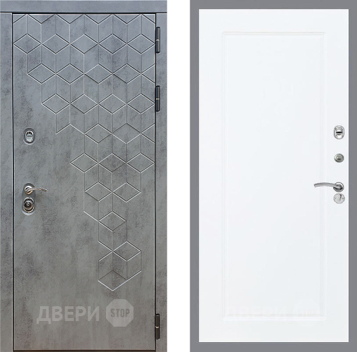 Входная металлическая Дверь Стоп БЕТОН ФЛ-119 Силк Сноу в Лобне