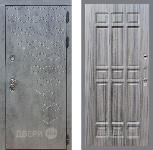 Входная металлическая Дверь Стоп БЕТОН ФЛ-33 Сандал грей в Лобне