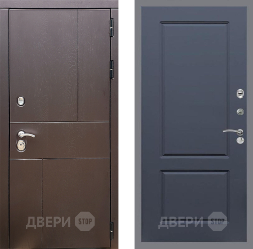 Дверь Стоп УРБАН ФЛ-117 Силк титан в Лобне