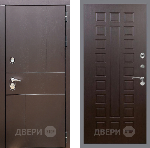 Входная металлическая Дверь Стоп УРБАН ФЛ-183 Венге в Лобне
