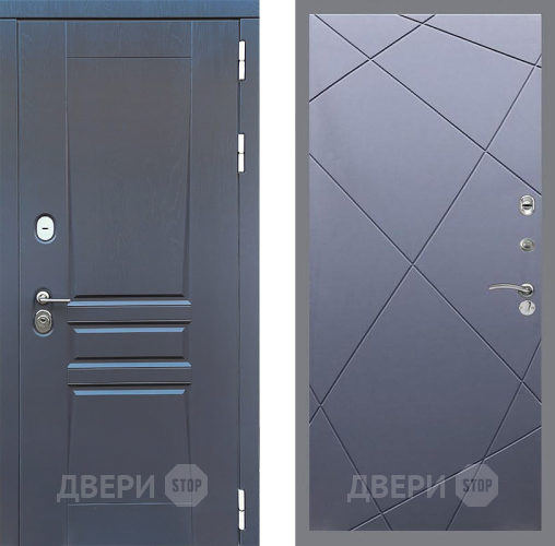 Входная металлическая Дверь Стоп ПЛАТИНУМ ФЛ-291 Силк титан в Лобне