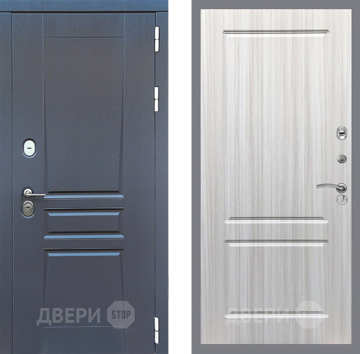 Входная металлическая Дверь Стоп ПЛАТИНУМ ФЛ-117 Сандал белый в Лобне