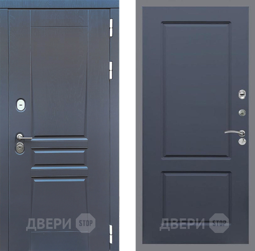 Входная металлическая Дверь Стоп ПЛАТИНУМ ФЛ-117 Силк титан в Лобне