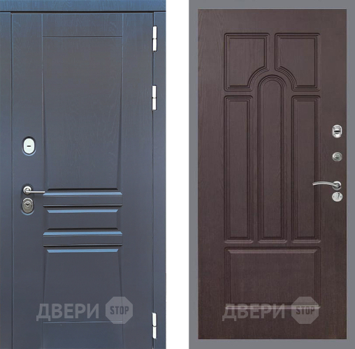 Входная металлическая Дверь Стоп ПЛАТИНУМ ФЛ-58 Венге в Лобне