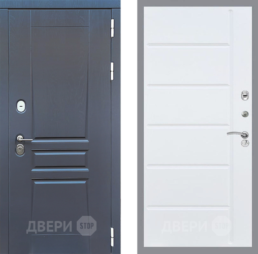 Входная металлическая Дверь Стоп ПЛАТИНУМ ФЛ-102 Белый ясень в Лобне