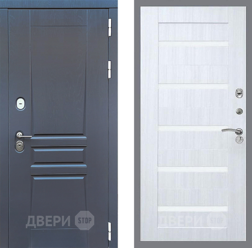Входная металлическая Дверь Стоп ПЛАТИНУМ СБ-14 Сандал белый в Лобне
