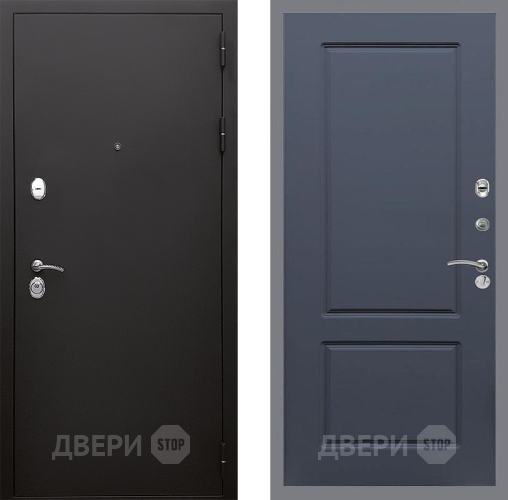 Входная металлическая Дверь Стоп КЛАССИК Шагрень ФЛ-117 Силк титан в Лобне