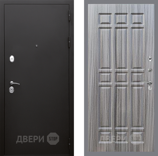 Входная металлическая Дверь Стоп КЛАССИК Шагрень ФЛ-33 Сандал грей в Лобне
