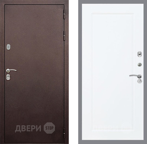 Входная металлическая Дверь Стоп КЛАССИК Медь ФЛ-119 Силк Сноу в Лобне