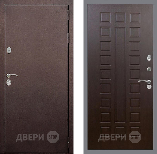 Входная металлическая Дверь Стоп КЛАССИК Медь ФЛ-183 Венге в Лобне