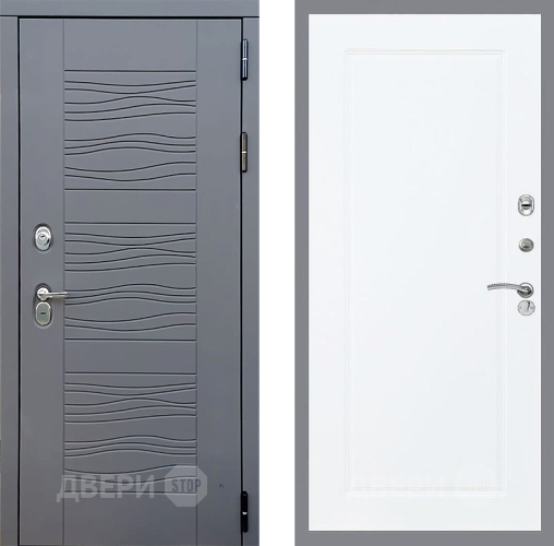 Входная металлическая Дверь Стоп СКАНДИ ФЛ-119 Силк Сноу в Лобне