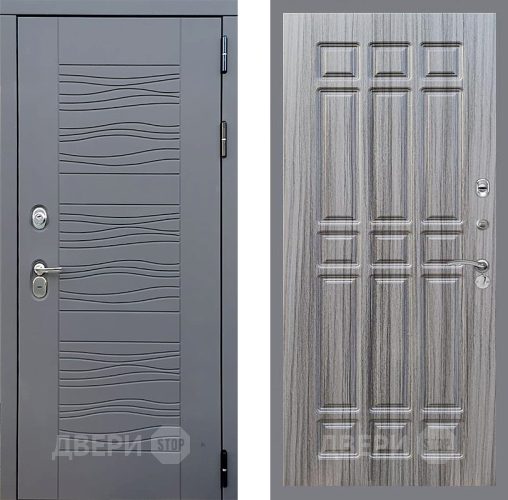 Входная металлическая Дверь Стоп СКАНДИ ФЛ-33 Сандал грей в Лобне