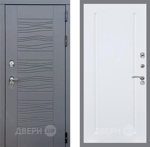 Входная металлическая Дверь Стоп СКАНДИ ФЛ-68 Силк Сноу в Лобне