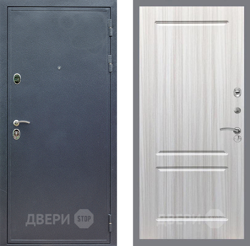 Входная металлическая Дверь Стоп СИЛЬВЕР ФЛ-117 Сандал белый в Лобне