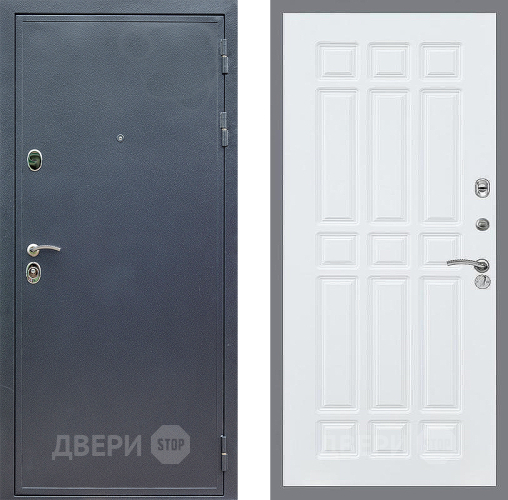 Входная металлическая Дверь Стоп СИЛЬВЕР ФЛ-33 Силк Сноу в Лобне
