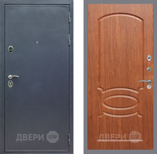 Входная металлическая Дверь Стоп СИЛЬВЕР ФЛ-128 Береза мореная в Лобне