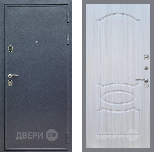 Входная металлическая Дверь Стоп СИЛЬВЕР ФЛ-128 Сандал белый в Лобне