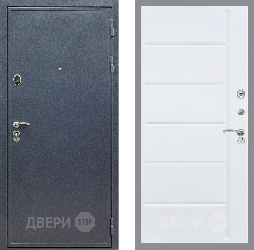 Дверь Стоп СИЛЬВЕР ФЛ-102 Белый ясень в Лобне