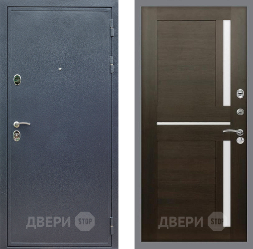 Входная металлическая Дверь Стоп СИЛЬВЕР СБ-18 Венге в Лобне